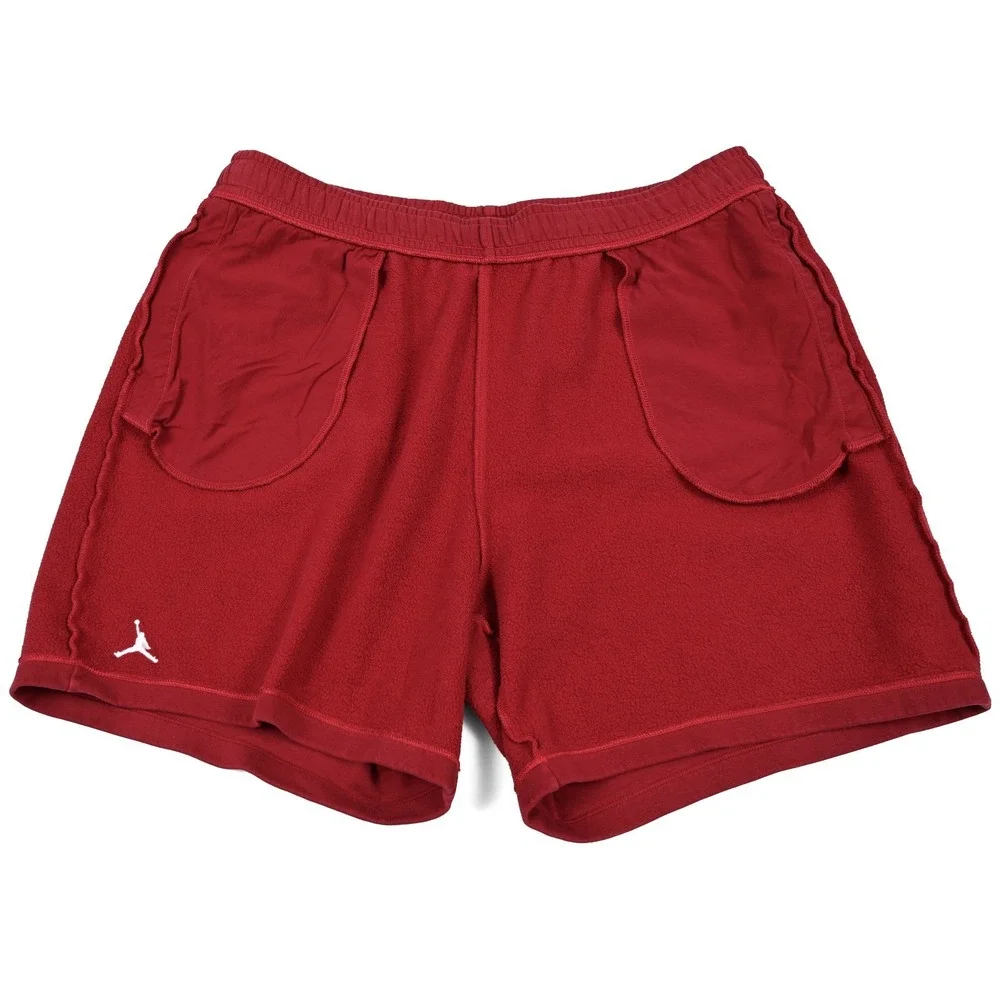 Jordan Sweat Shorts Mens 2XL Red Fleece Jumpman Lounge Pockets FV7285-687 Casual